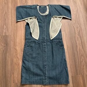 Cosmic wonder Japan deconstructed denim dress